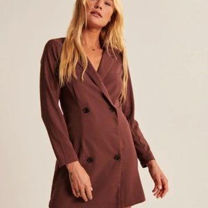 Abercrombie & Fitch Blazer Dress Brown Size: XS